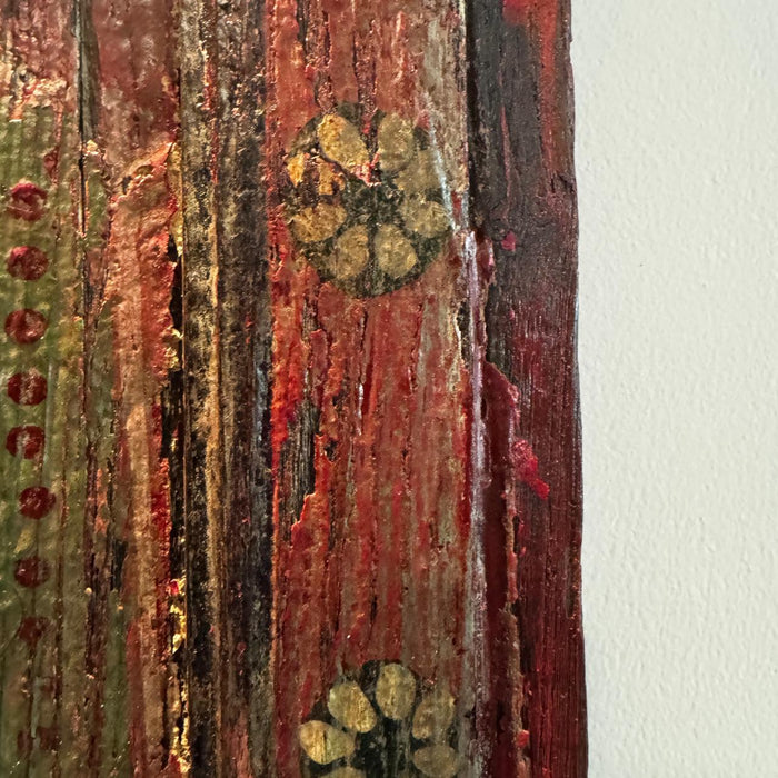 Vintage Hand-Painted Frame & Panels – Illuminated Statement Piece- Aariz 2