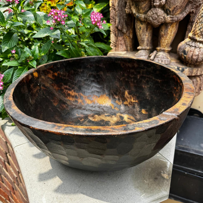 Circular Wooden Planter – Handcrafted Elegance; Aarav 7