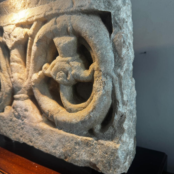 Deep-Carved Stone Accent : Pashan 4