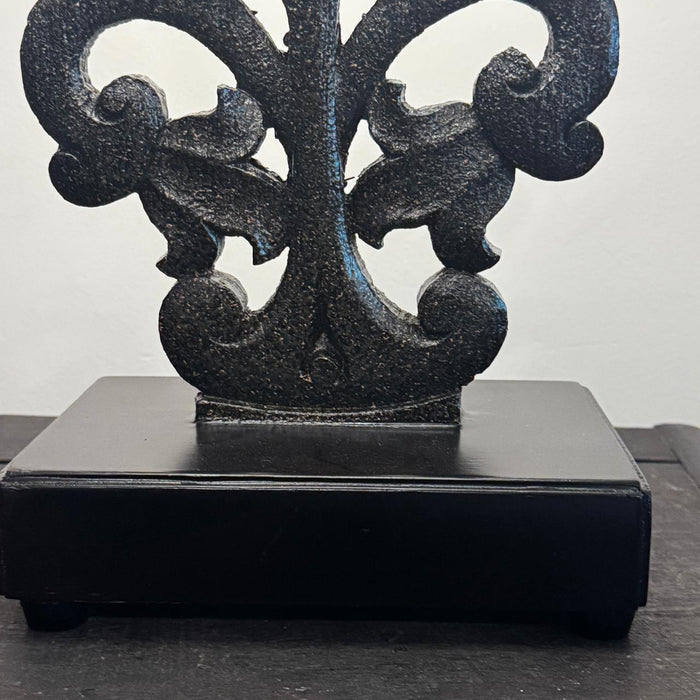 Vintage Wooden Panel Lamp – Timeless & Elegant : Noor 57 ( Shade Included)