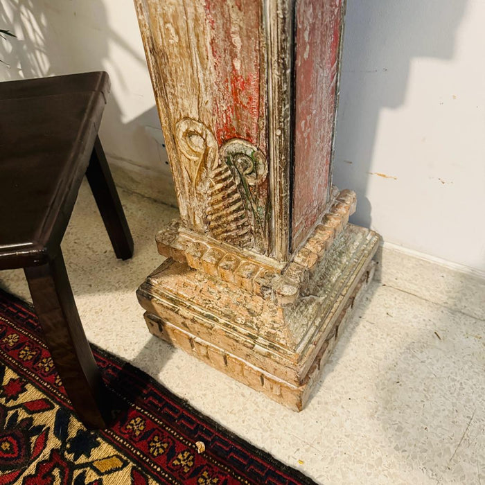 Raw wood pedestal : Ruhana 6