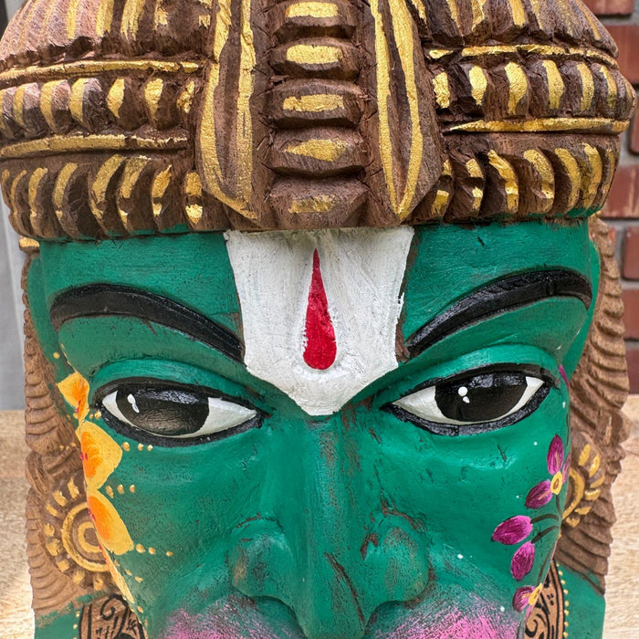 Handpainted Hanuman Head : Kapaal 3