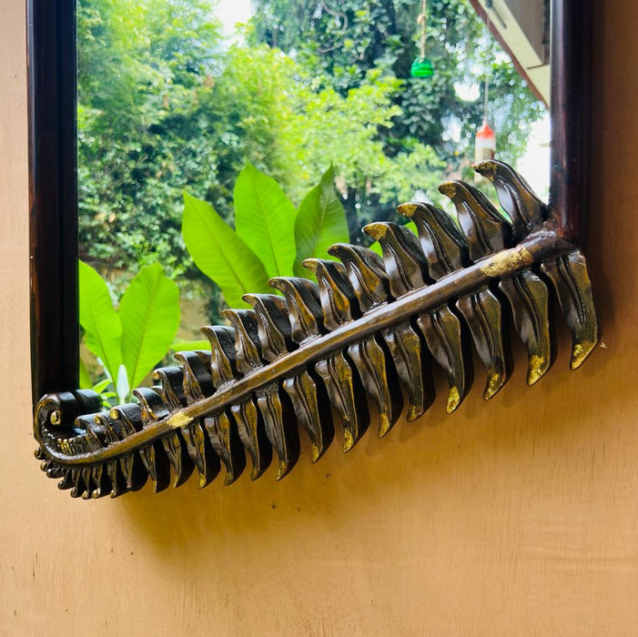 Fern Leaf Mirror : Beautiful handcrafted mirror