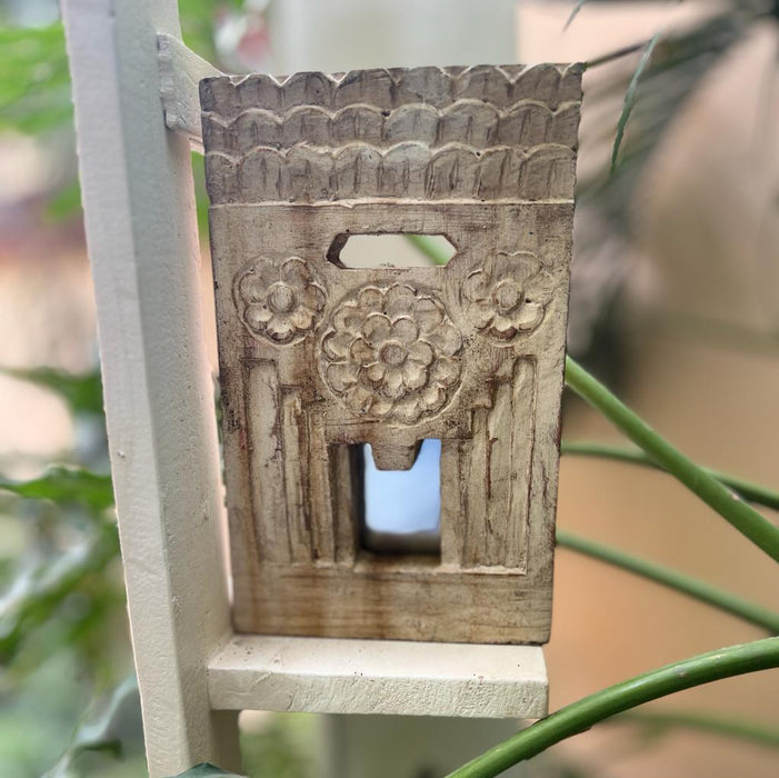 Aaina 28 : Rustic Carved Mirror