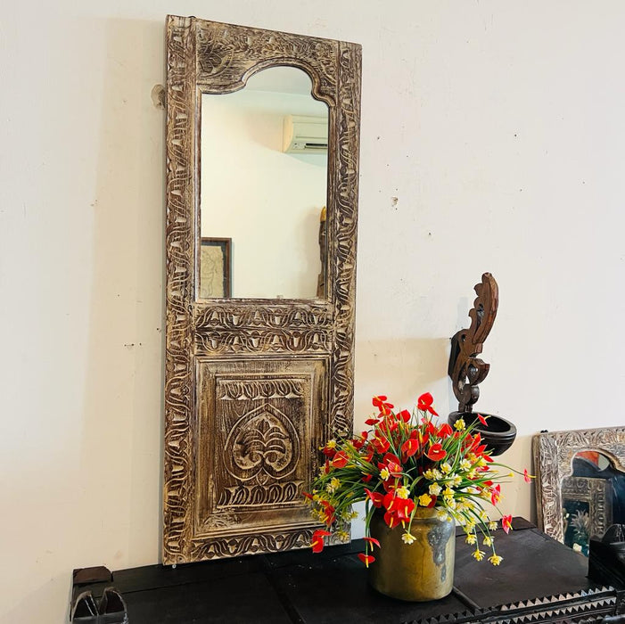 Aaina 2 : Wooden panel Mirror ( Sold Individually)