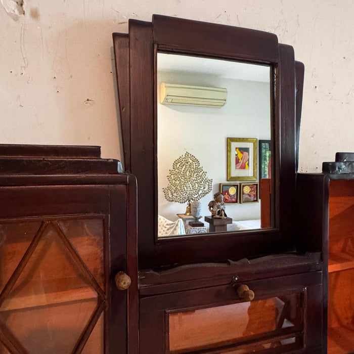 Vintage Art Deco Mirror : Aaina 37