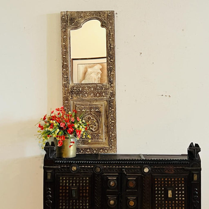 Aaina 2 : Wooden panel Mirror ( Sold Individually)