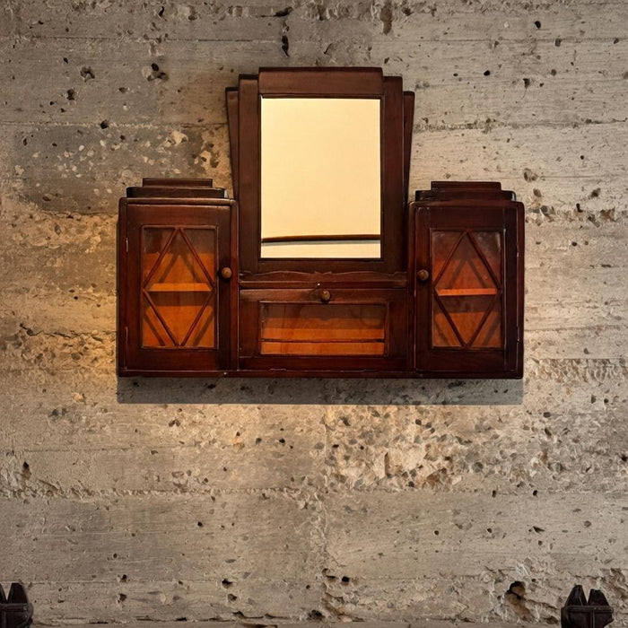 Vintage Art Deco Mirror : Aaina 37