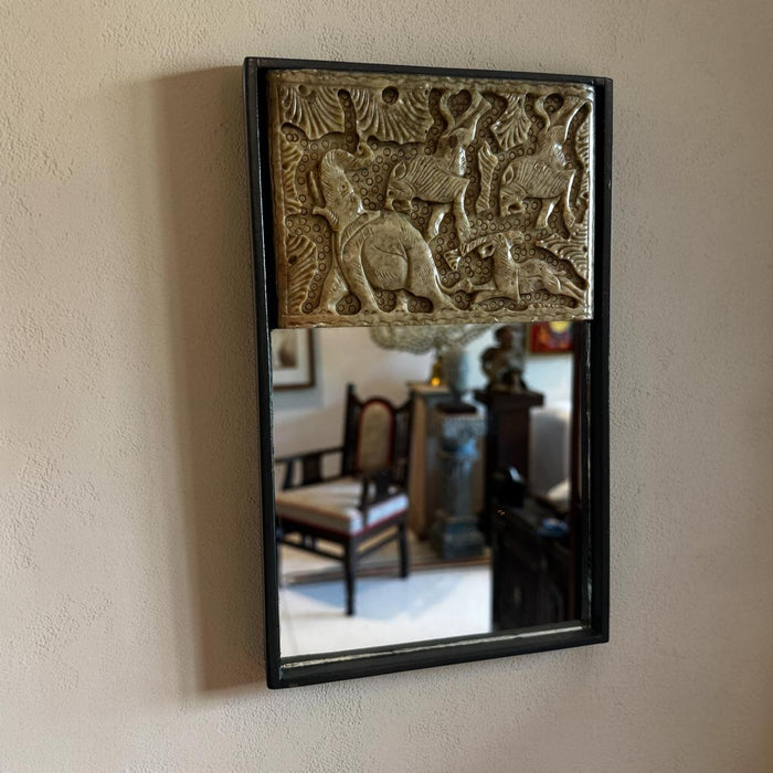 Carved Stone Panel Mirror : Aaina 23