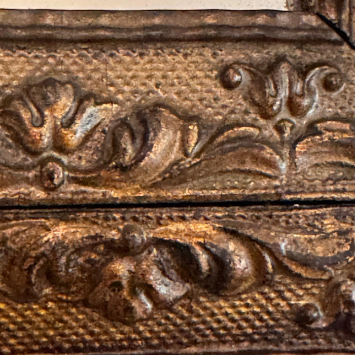 Vintage Carved Wooden Frame Mirror : Aaina 41