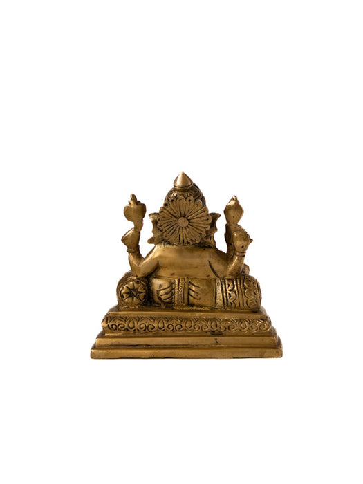 Takiya Ganesh Brass Idol