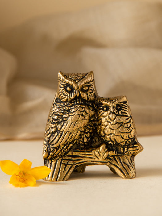 Brass Decorative Owls
