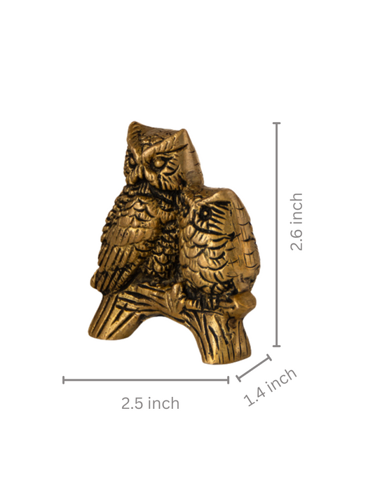 Brass Decorative Owls