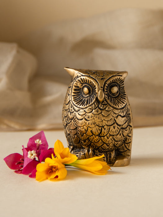 Brass Decorative Owl