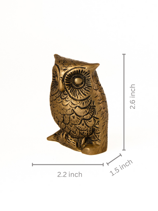 Brass Decorative Owl
