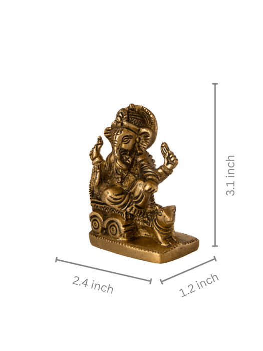 Brass Rath Ganesh