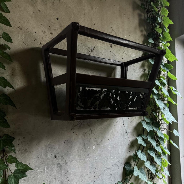 Teak Wood Wall Planter : Baxa  13