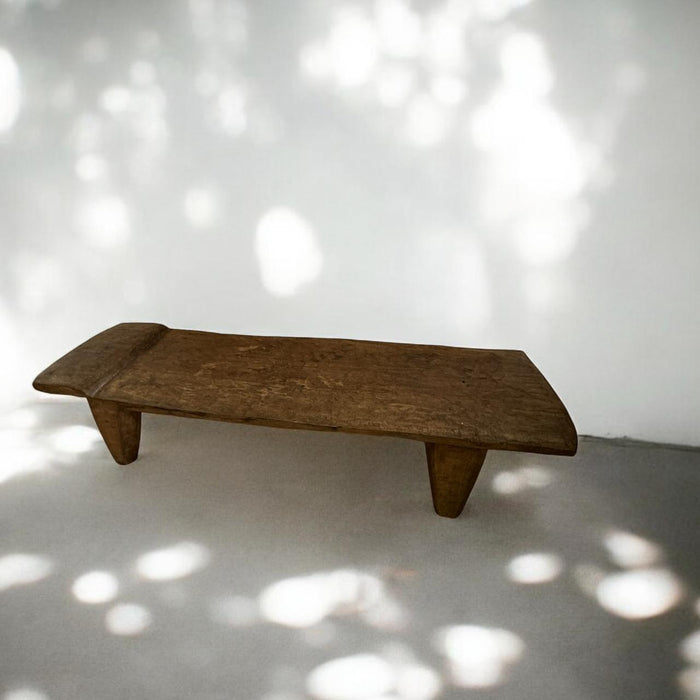 Vintage Naga Wooden Bench : Takht 4 ( 5 feet long)