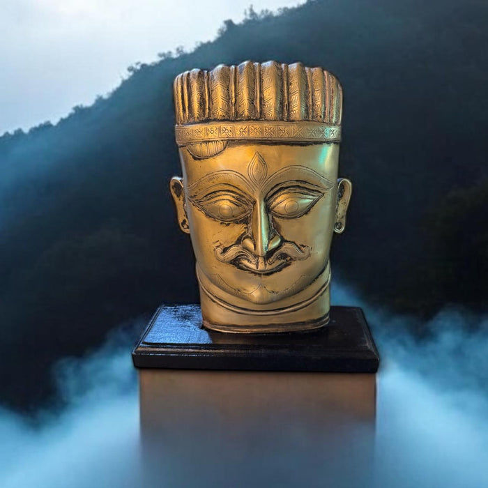 Mukhalingam Brass Head - Large (15 inches)