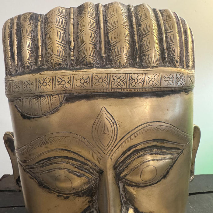 Mukhalingam Brass Head - Large (15 inches)