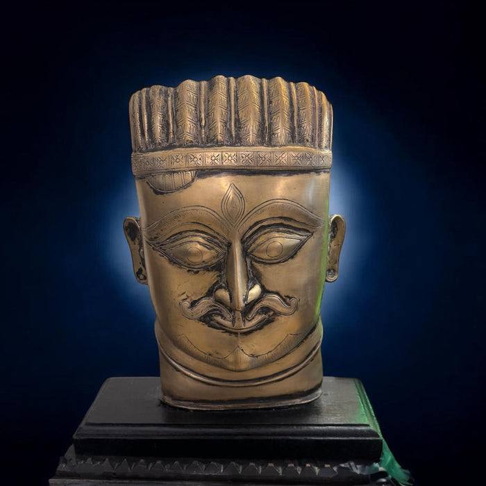 Mukhalingam Brass Head - Large (15 inches)