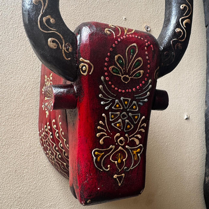 Wooden Bull head : 2
