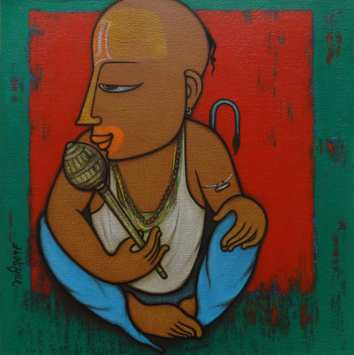 Contemporary Indian original Art : Bahurupia-2