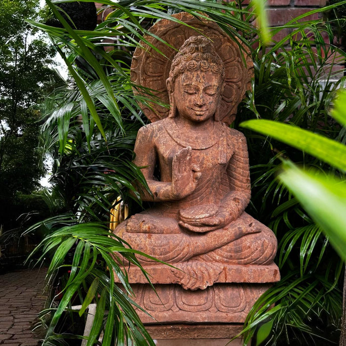 Stone Carved Buddha – Serenity in Stone : Murat 13