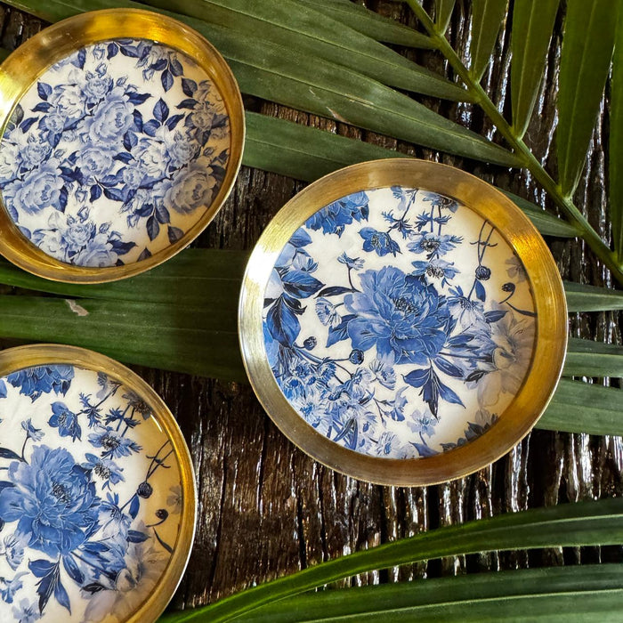 Set of 6 Metal Coasters – Stylish & Functional- 1