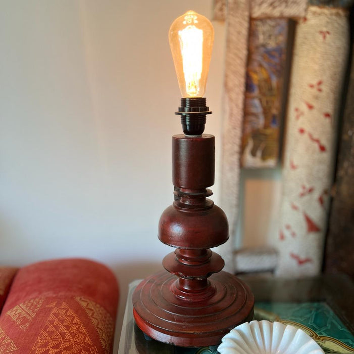 Chirag -4 : Retro, Industrial Style  Wooden Lamp