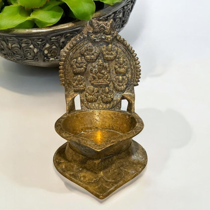 Vintage Brass diya: 10