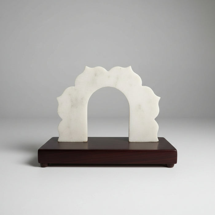 White Marble Arch Mandir :  Devalaya 2