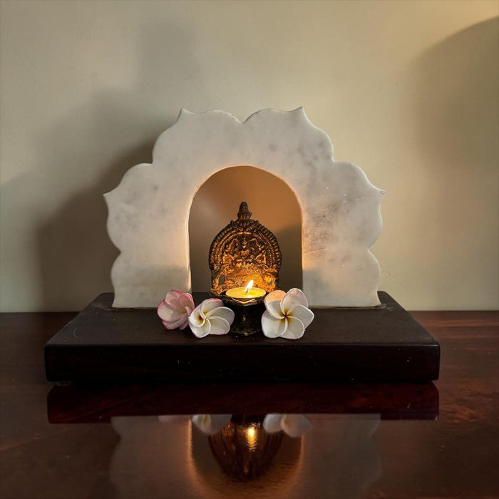 White Marble Arch Mandir :  Devalaya 2