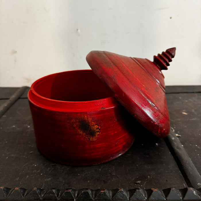 Vintage Wooden Storage Box-2