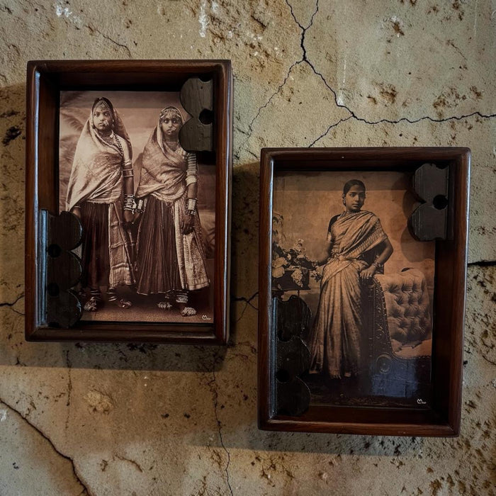 Framed Vintage Sepia Print- Tasveer 6