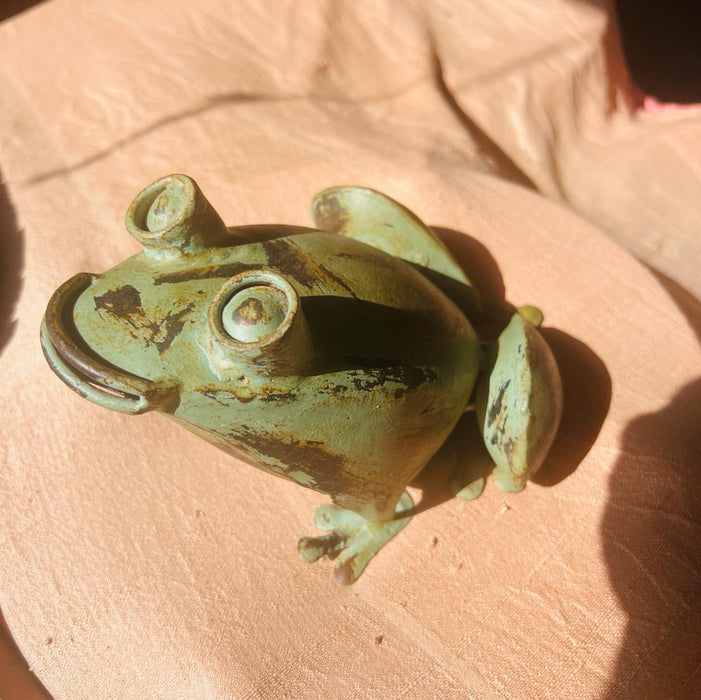 Metal frog