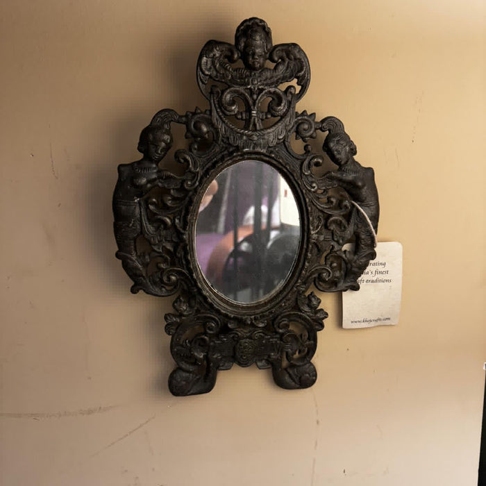 Cast iron Oval mirror