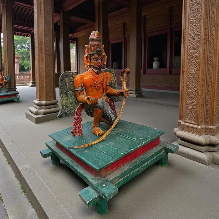 Wooden Garuda – Exquisitely Crafted & Majestic