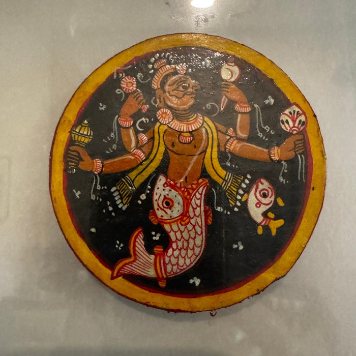 Framed Circular Playing Cards – Artistic & Intricate- Ganjifa 1