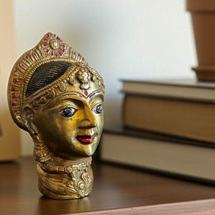 Brass Head Sculpture Gauri-7