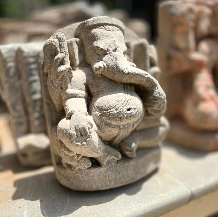 Ganpati 2   : Large Stone Sculpture