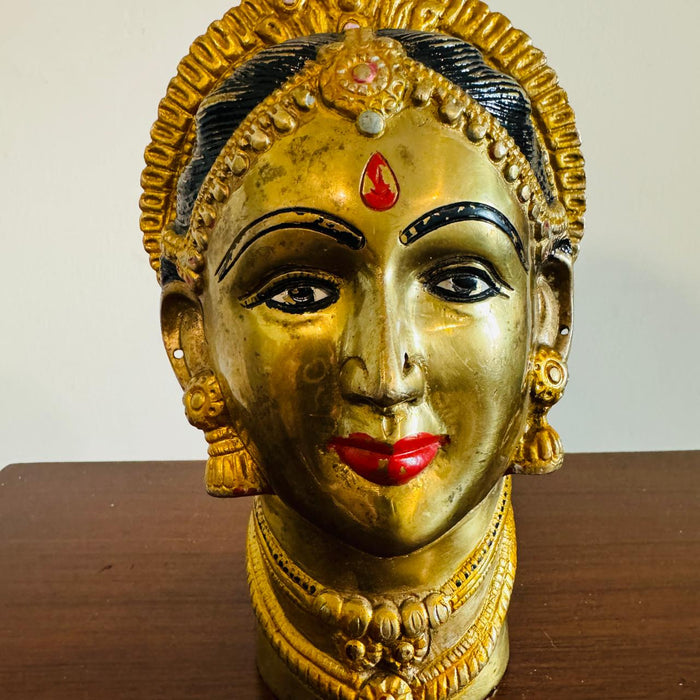 Brass Head Sculpture Gauri-3