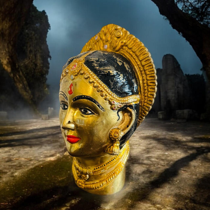 Brass Head Sculpture Gauri-3