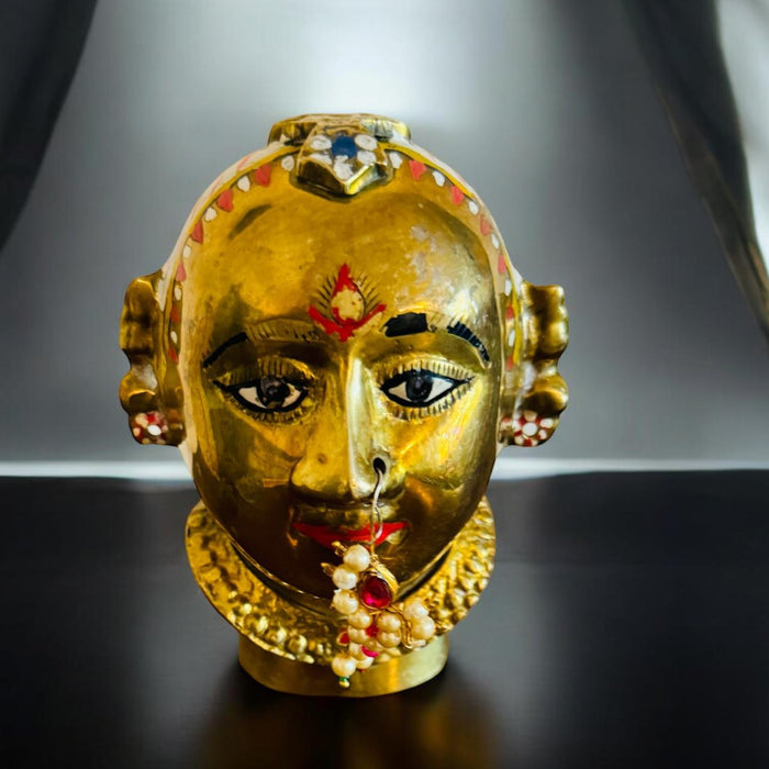 Brass Head Sculpture Gauri-4