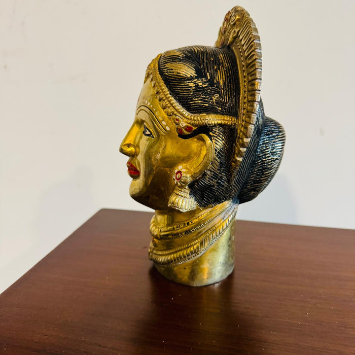 Brass Head SculpturevGauri-6