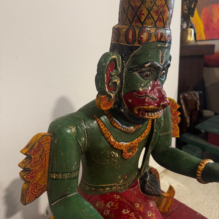 Wooden Hanuman – Graceful & Powerful Craftsmanship