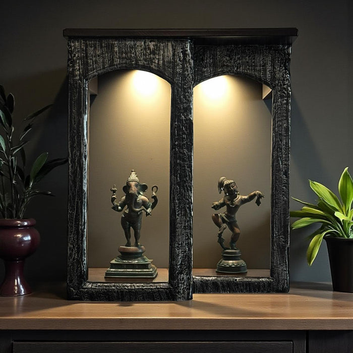 Overalapping Double Jharokha with Antique Frames and In built Light : Haya 11