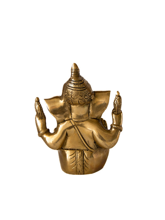 Lord Muket Ganesh Brass Idol