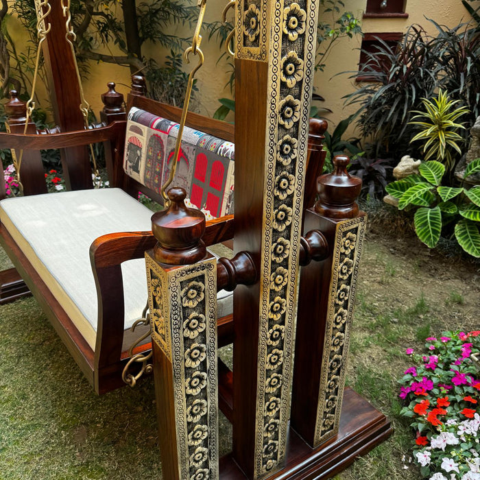 Sheesham Wood Jhula with Stand  : Hindola 1