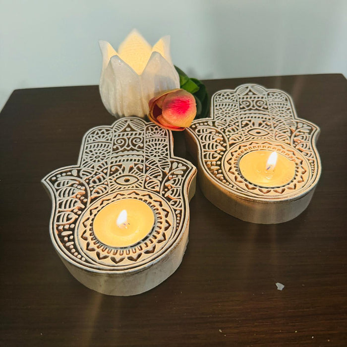 Hand shaped diyas ( Set of 2) : Jyot 5